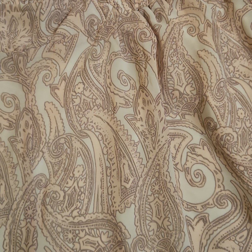 Paisley Wide-Leg Pants - Picture 4 of 5